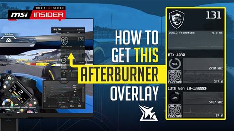 How To Get This Afterburner Overlay Msi Youtube