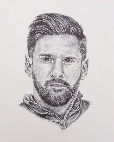 Image Result For Messi Face Sketch Lionel Messi ️ Dibujos De Futbol