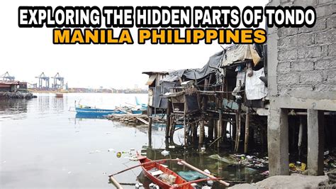 Hidden Community In Tondomanila Philippines 4k Walk Tour Youtube