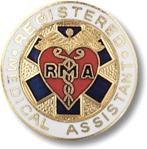 Prestige Medical Emblem Pin Registered Medical Assistant