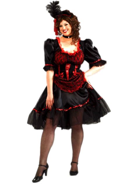 Saloon Girl Plus Size Costume