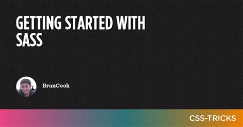 Getting Started With Sass Css Tricks Css Tricks