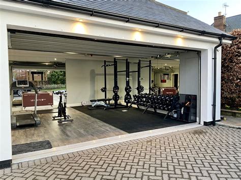 Large Garage Transformed During Lockdown To Multi Purpose Home Gym