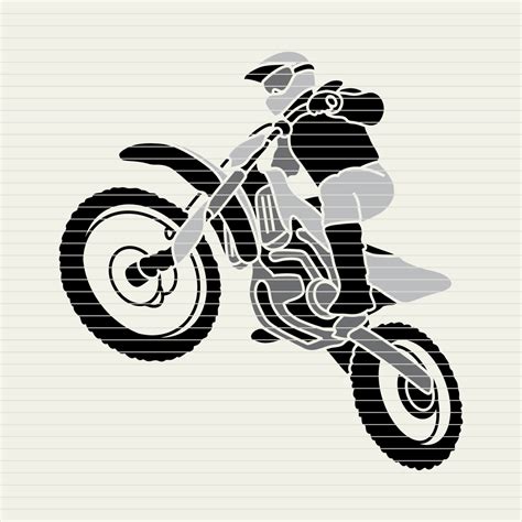 Svg Motocross File Svg Dirt Bike Svg File Motorcross Dirtbike Etsy