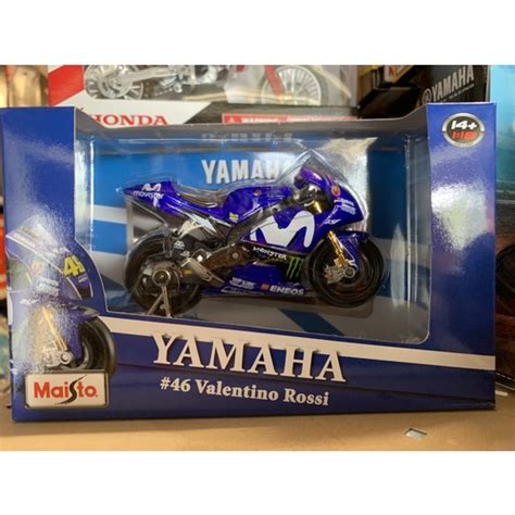 Yamaha M1 Valentino Rossi 46 Toy Model Diecast 118 Scale T Idea