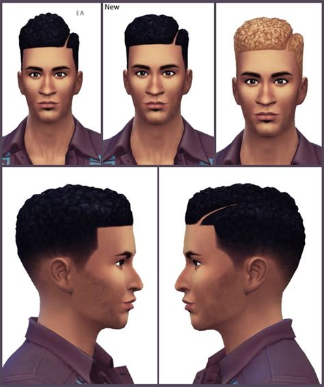 Hard Part Afro Hairstyle At Birksches Sims Blog Sims 4 Updates