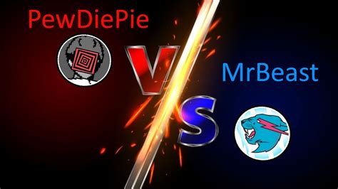 Live Mrbeast Vs Pewdiepie Live Sub Count Youtube