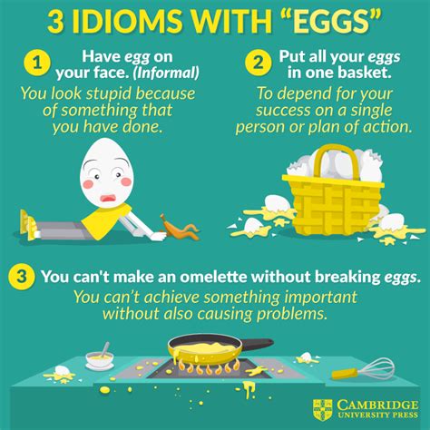 3 Idioms With Eggs Cambridge Blog