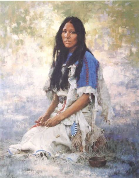 The Sioux Woman By Howard Terpning Limited Edition
