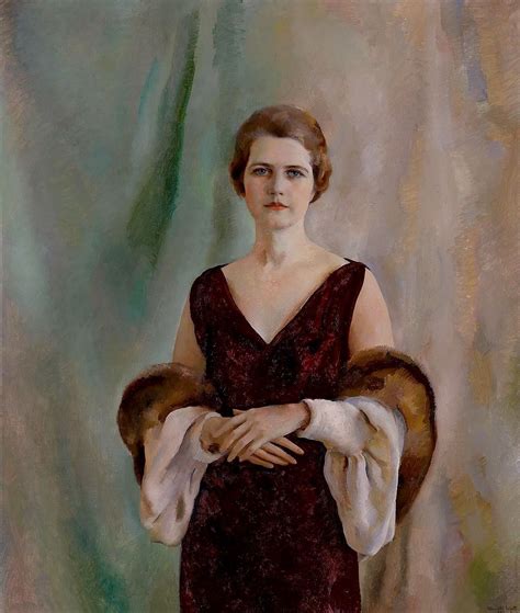 Henriette Wyeth American Oil Painting Portrait Of Mrs Daniel