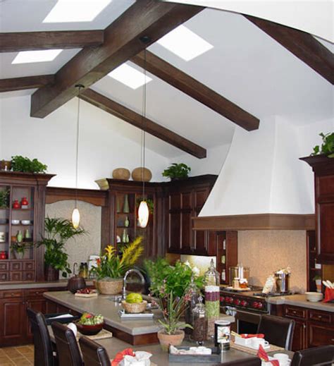 Woodcrafted custom faux wood beam. 15 Faux Wood Ceiling Beam Ideas (Photos)