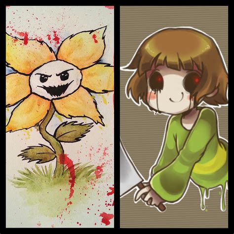 Art Flowey Chara Undertale Image By Justcrazy