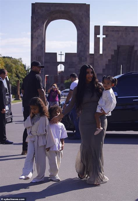 Kim Kardashian Shares More Photos From Baptism In Armenia As Star Holds Son Psalm Five