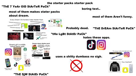 The Starter Packs Starter Pack Rstarterpacks