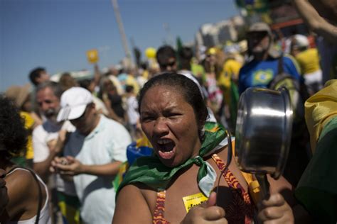 Mass Anti Government Protesters Take To Streets Across Brazil