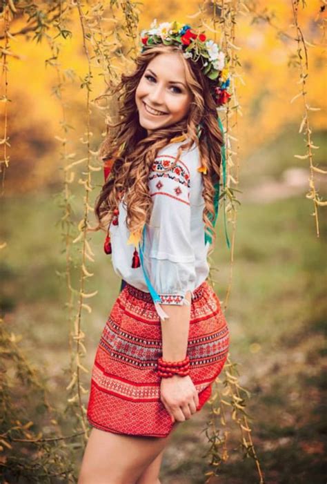 Ukranian Girls Folk Fashion European Women Ukrainian Women
