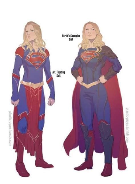 Supergirl Redesign Plastic Pipes On Tumblr With Images Dc Comics Art Dc Comics