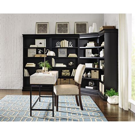 Home Decorators Collection Louis Philippe Modular Black Corner Open