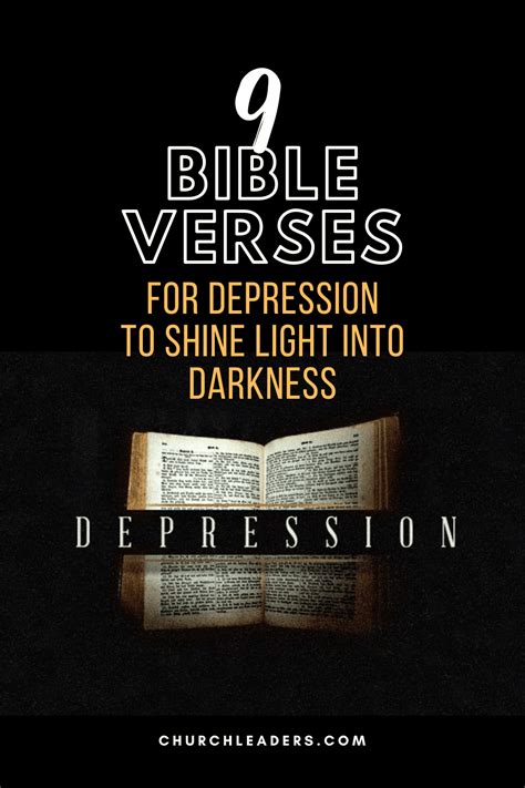 9 Bible Verses For Depression To Shine Light Into Darkness