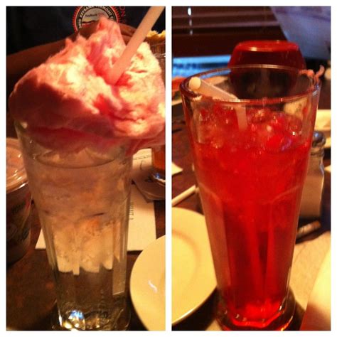 What is grenadine made of? Cotton candy and sprite to Shirley temple! At OCharlys ...