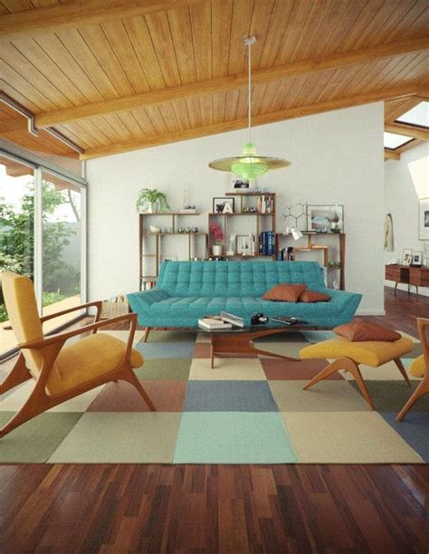 Mid Century Modern Living Room Deko En 2019 Diseño De Interiores