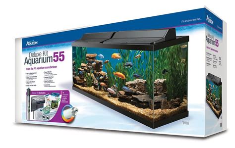 Aqueon 55 Gallon Deluxe Glass Aquarium Kit Review 17770