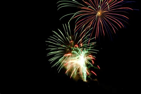 Fireworks Time Laps Photography · Free Stock Photo