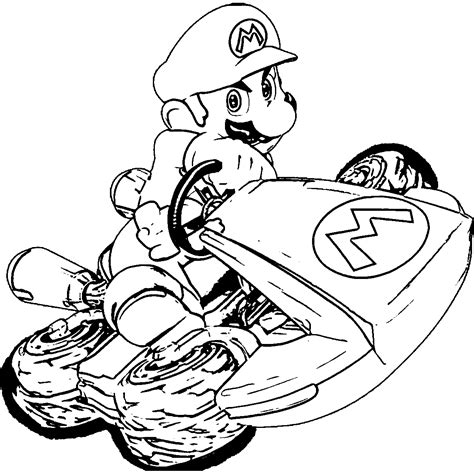 Mario Kart Coloring Pages And Books 100 Free And Printable