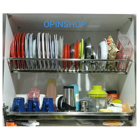 12 desain rak piring kitchen set kekinian. Jual RAK PIRING KHUSUS DI DALAM KITCHEN SET PANJANG 60 CM ...