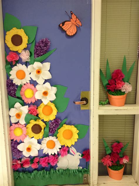 Spring Door Contest Winner Door Decorations Classroom Spring Door Decoration School Door