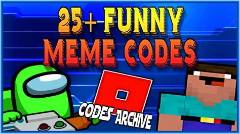 25 Funny Roblox Meme Codes 2 2021 Youtube