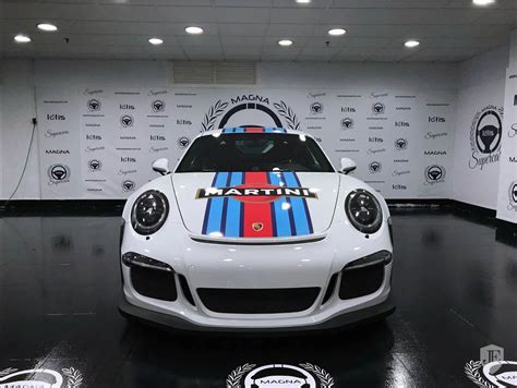 Porsche 911 Gt3 Rs With Martini Racing Stripes Looks A