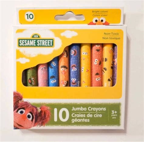 Sesame Street Wax Pastels And Crayons Mercari
