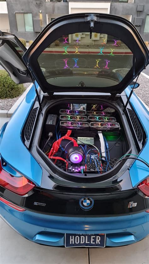 I think a more reasonable version of what you are saying is i cannot believe people aren't selling their hardware and just buying crypto at this point. Crypto trader's smart mining approach inside a BMW trunk ...