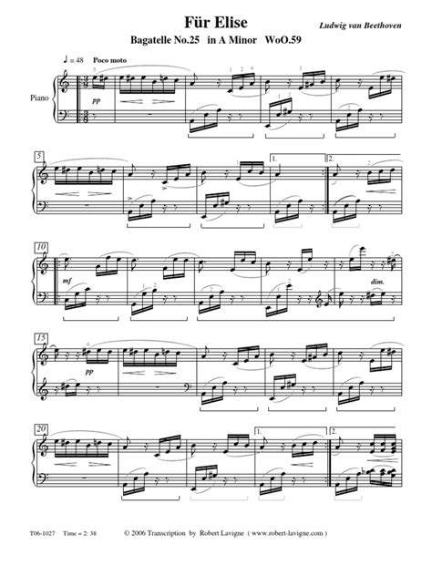 One of the most intriguing questions around this piece is who elise was. FUR ELISE SHEET MUSIC FULL VERSION DO NOT DELETE