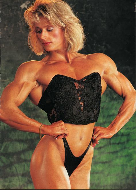 Anja Schreiner Female Fitness Model Muscular Women Body Building Women