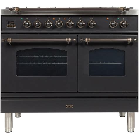 Ilve Updn100fdmpmy Nostalgie Series 40 Inch Dual Fuel Convection