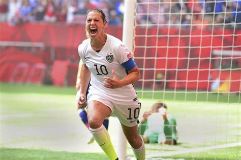 United States Midfielder Carli Lloyd After Scoring A Goal Against Japan In The First Half Of The