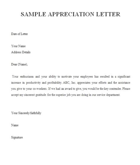 Most people who have gone out of their way to help others or who have done favors to make others feel good, will appreciate a letter of appreciation. Sample Letter Of Appreciation To Former Employer - Contoh 36