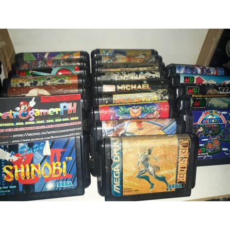 1 Rare Games Original Game Cartridges For Sega Mega Drive Shopee