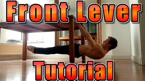 front lever tutorial effective training and progression youtube