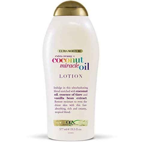 Ogx Extra Creamy Coconut Miracle Oil Ultra Moisture Lotion 195 Ounce