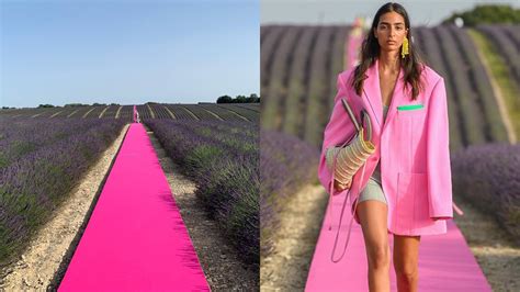 Jacquemus Pink Catwalk In A Lavender Field Is The Runway To End All