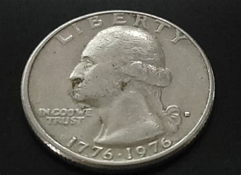Rare Error 1776 1976 Bicentennial Quarter Filled D Mint Etsy