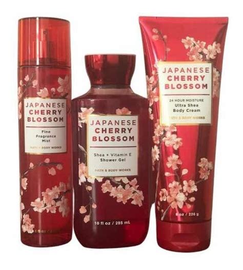 Super Kit Bath And Body Works Japanese Cherry Blossom Mercado Livre