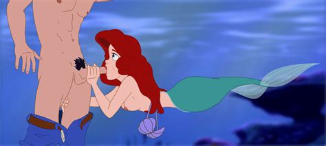 The Little Mermaid Ariel Underwater Blowjob Oolool