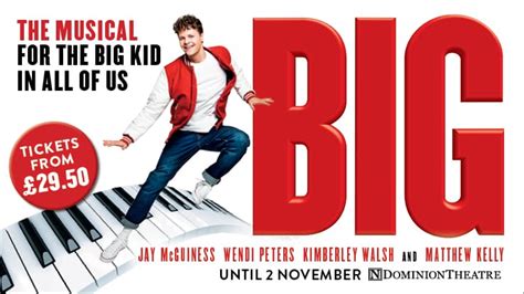Big The Musical London West End Tickets Ticketmaster Uk