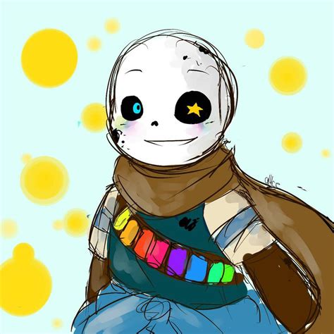 Exists outside of timelines (he has a bad memory) he have a truce with error may help make aus. Ink! Sans by al4ce on DeviantArt
