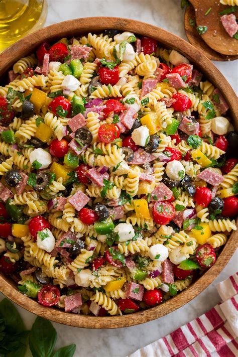 Italian Pasta Salad Recipe Cooking Classy