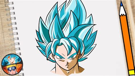 Como Dibujar A Goku Ssj Dios Azul FÁcil Paso A Paso Youtube
